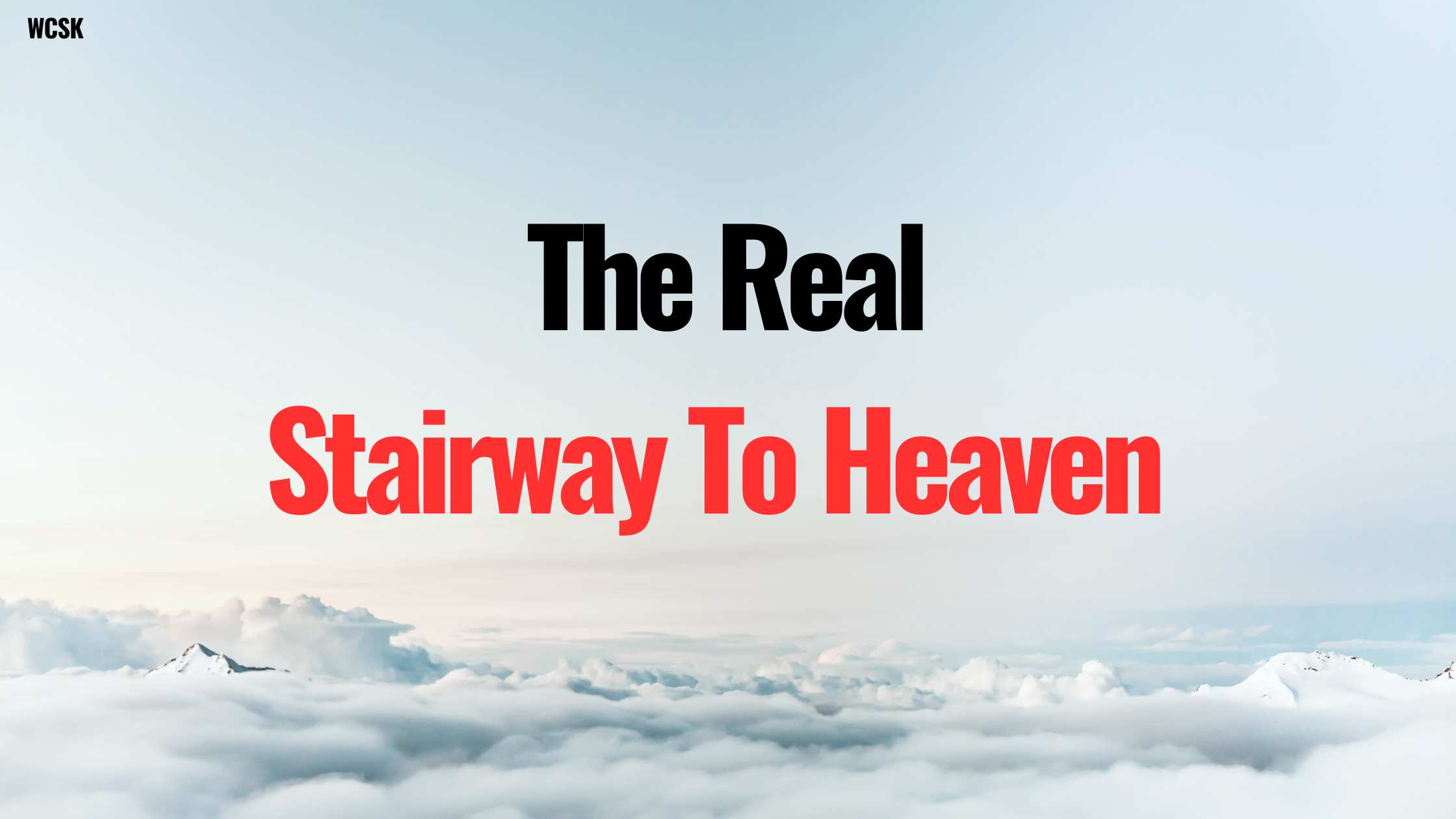 The Real Stairway To Heaven (Genesis 28:1-22)